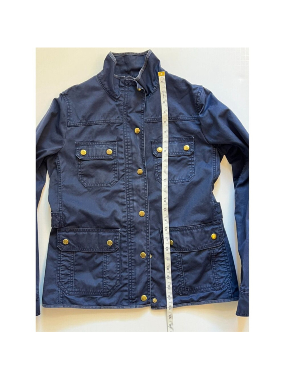 J.Crew Downtown Field Jacket Navy Small - Picture 7 of 11